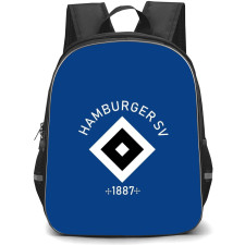 Hamburger SV Football Club Backpack School Bag StudentPack - Logo Wordmark In Blue Background