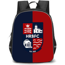 National League South Hampton & Richmond Borough Backpack School Bag StudentPack - Large Logo In Navy And Red Background
