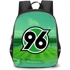 Hannover 96 Backpack School Bag StudentPack - Logo Stadium In Green Background Football Club