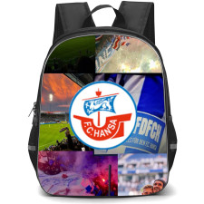 Hansa Rostock Backpack School Bag StudentPack - Logo Game Collage Poster Football Club