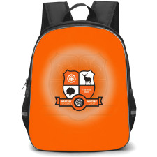 Hartley Wintney Football Club Backpack School Bag StudentPack - Hartley Wintney Football Club Centered Logo Fade Orange Effect