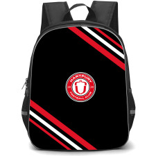 Hartpury University Football Club Backpack School Bag StudentPack - Hartpury University Football Club Large Logo With Stripe