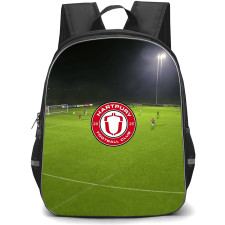 Hartpury University Football Club Backpack School Bag StudentPack - Hartpury University Football Club Night Match Logo Center Effect