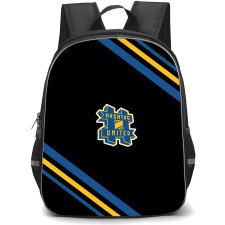 Hashtag United Football Club Backpack School Bag StudentPack - Hashtag United Football Club Large Logo With Stripe