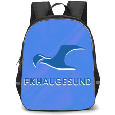 FK Haugesund Backpack School Bag StudentPack - Logo In Blue Background