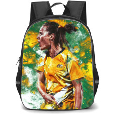 Hayley Raso Backpack StudentPack - Hayley Raso Australia Women's National Football Shouting Oil Paint Art