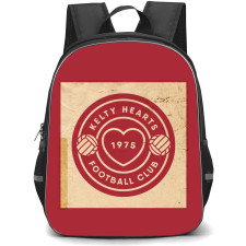 Kelty Hearts Backpack School Bag StudentPack - Logo Vintage Paper Art Football Club