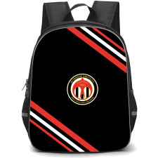 Heybridge Swifts Football Club Backpack School Bag StudentPack - Heybridge Swifts Football Club Large Logo With Stripe
