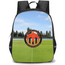 Heybridge Swifts Football Club Backpack School Bag StudentPack - Heybridge Swifts Football Club Stadium Grass View with Logo