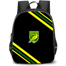 Hitchin Town Football Club Backpack School Bag StudentPack - Hitchin Town Football Club Large Logo With Stripe