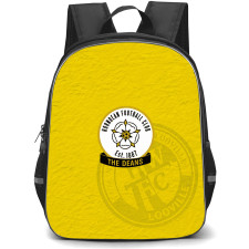 Horndean Football Club Backpack School Bag StudentPack - Horndean Football Club Large Logo with Fade Yellow Effect