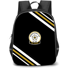 Horndean Football Club Backpack School Bag StudentPack - Horndean Football Club Large Logo With Stripe