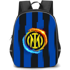 Inter Milan School Backpack StudentPack - Inter Milan Logo With Ice Fire Dragon