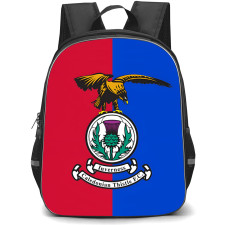 Inverness Caledonian Thistle Backpack School Bag StudentPack - Logo In Red And Blue Background Football Club