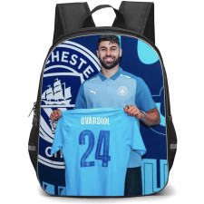 Josko Gvardiol Backpack StudentPack - Josko Gvardiol Manchester City F.C. Showing Jersey 24