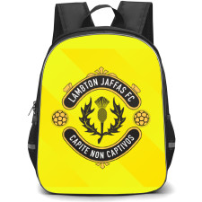 Lambton Jaffas Football Club Backpack School Bag StudentPack - Logo In Yellow Gradient Background