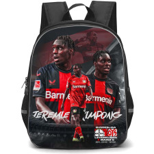 Jeremie Frimpong School Backpack StudentPack - Bayer 04 Leverkusen Jeremie Frimpong Fan Art Poster