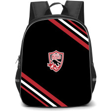 Jersey Bulls Football Club Backpack School Bag StudentPack - Jersey Bulls Football Club Large Logo With Stripe