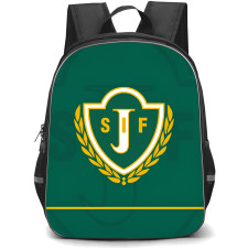 Jonkopings Sodra IF Backpack School Bag StudentPack - Jonkopings Sodra IF Logo On Green Background Football Club