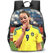 Kosovare Asllani Backpack StudentPack - Kosovare Asllani 9 Sweden Women's National Football Worried Face Portrait