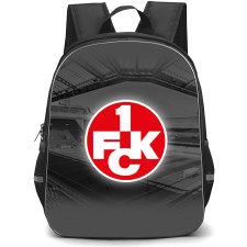 1. FC Kaiserslautern Backpack School Bag StudentPack - Logo Stadium Grayscale Background Football Club
