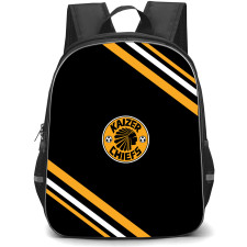 Kaizer Chiefs Football Club Backpack School Bag StudentPack - Kaizer Chiefs Football Club Large Logo With Stripe