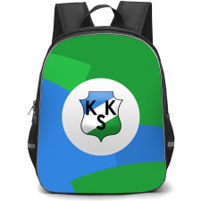 KKS Kalisz Backpack School Bag StudentPack - Logo In Green And Blue Background