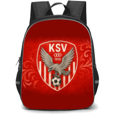 Kapfenberg SV Backpack School Bag StudentPack - Logo In Retro Red Background