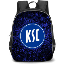 Karlsruher SC Backpack School Bag StudentPack - Logo In Blue Paint Splash Football Club