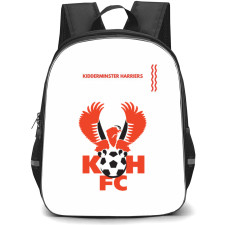 National League North Kidderminster Harriers Backpack School Bag StudentPack - Large Logo In White Background