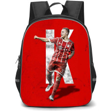 Joshua Kimmich Backpack StudentPack - Joshua Kimmich FC Bayern Munich Signature Celebration Red Background