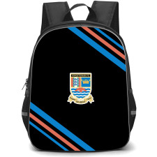 Kingstonian Football Club Backpack School Bag StudentPack - Kingstonian Football Club Large Logo With Stripe