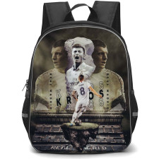 Toni Kroos Backpack StudentPack - Toni Kroos 8 Real Madrid CF Side Portrait Poster Art