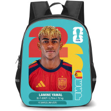Lamine Yamal Backpack School Bag StudentPack - Lamine Yamal Spain National Team FIFA Media Day Portrait Poster