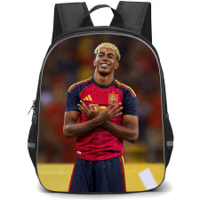 Lamine Yamal Backpack School Bag StudentPack - Lamine Yamal Spain National Team Signature Celebration Poster
