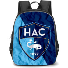 Le Havre AC Backpack School Bag StudentPack - Logo Blue Paper Poster Football Club