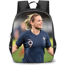 Eugenie Le Sommer Backpack StudentPack - Eugenie Le Sommer France Women's National Football Celebration Poster