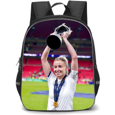 Leah Williamson Backpack StudentPack - Leah Williamson England Women's National Football Holding Trophy Poster