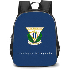 Leganes CD Backpack School Bag StudentPack - Leganes CD Logo On Blue Background Football Club