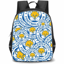 Leicester City FC School Backpack StudentPack - Leicester City FC Logo Sticker Mania Collage Poster