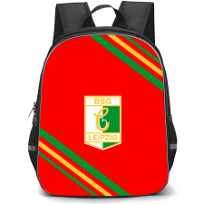 Chemie Leipzig Football Club Backpack School Bag StudentPack - Large Logo With Stripe