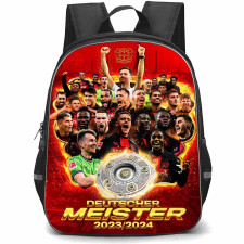 Bayer 04 Leverkusen School Backpack StudentPack - Bayer 04 Leverkusen Deutscher Meister 2023 - 2024 Poster