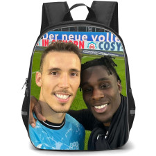 Bayer 04 Leverkusen School Backpack StudentPack - Bayer 04 Leverkusen Grimaldo And Frimpong Selfie Poster