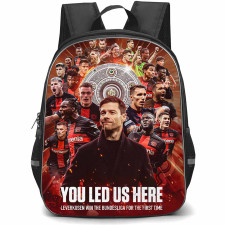 Bayer 04 Leverkusen School Backpack StudentPack - Bayer 04 Leverkusen Xabi Alonso You Led Us Here Poster