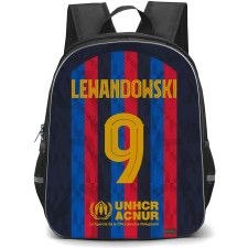 Robert Lewandowski Backpack StudentPack - Robert Lewandowski FC Barcelona No. 9 Jersey