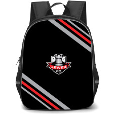 Lewes Football Club Backpack School Bag StudentPack - Lewes Football Club Large Logo With Stripe