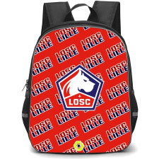 LOSC Lille Football Club Backpack StudentPack - Lille Football Club Medley Monogram Wordmark