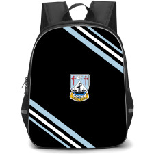 Littlehampton Town Football Club Backpack School Bag StudentPack - Littlehampton Town Football Club Large Logo With Stripe