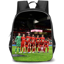 Liverpool F.C. School Backpack StudentPack - Liverpool F.C. Brentford Vs Liverpool Matchday 2024 Team Picture