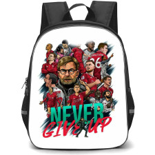 Liverpool F.C. Backpack StudentPack - Liverpool F.C. Never Give Up Illustration Art